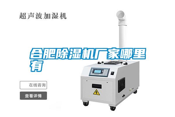 合肥除濕機(jī)廠家哪里有