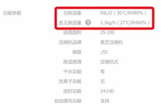 除濕機(jī)里的貓膩：兩個(gè)除濕量怎么選？