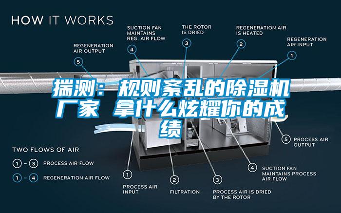 揣測：規(guī)則紊亂的除濕機廠家 拿什么炫耀你的成績