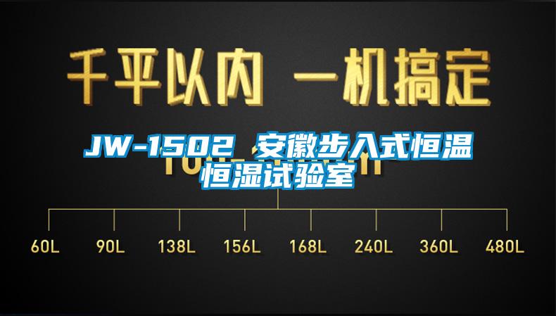 JW-1502 安徽步入式恒溫恒濕試驗室