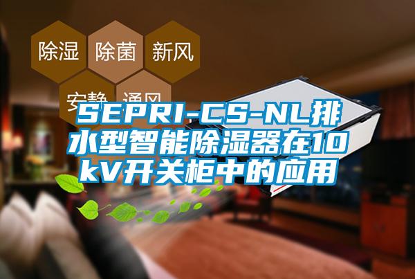 SEPRI-CS-NL排水型智能除濕器在10kV開關柜中的應用