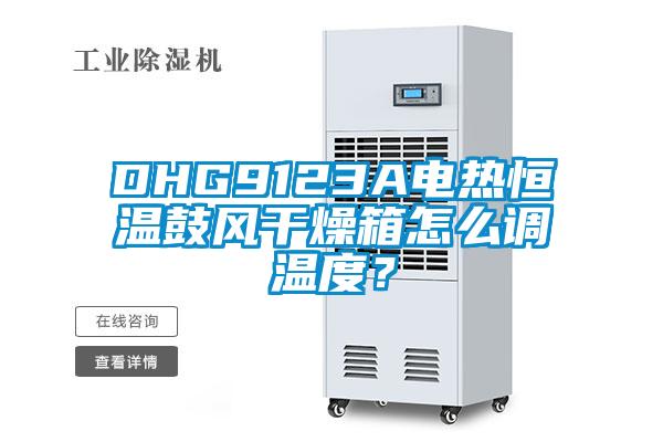 DHG9123A電熱恒溫鼓風(fēng)干燥箱怎么調(diào)溫度？