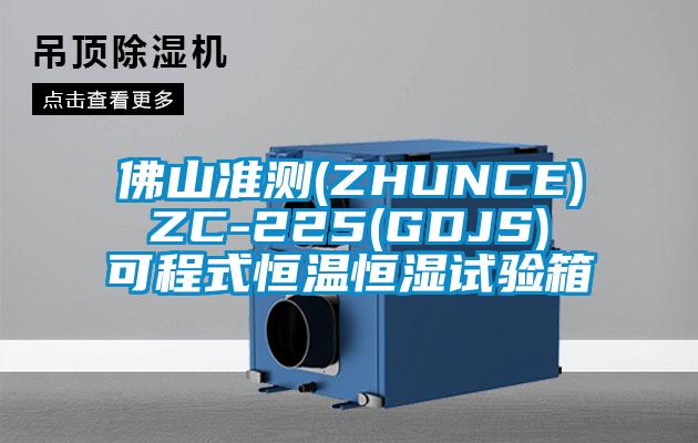 佛山準(zhǔn)測(cè)(ZHUNCE) ZC-225(GDJS) 可程式恒溫恒濕試驗(yàn)箱