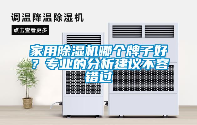 家用除濕機(jī)哪個(gè)牌子好？專業(yè)的分析建議不容錯(cuò)過