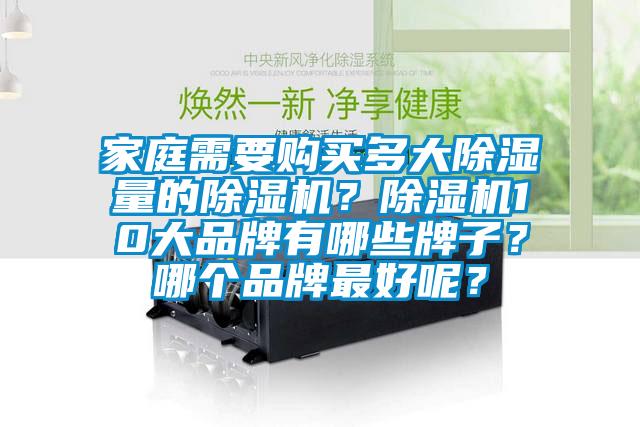 家庭需要購買多大除濕量的除濕機？除濕機10大品牌有哪些牌子？哪個品牌最好呢？