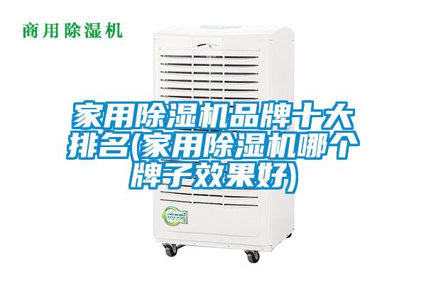 家用除濕機品牌十大排名(家用除濕機哪個牌子效果好)