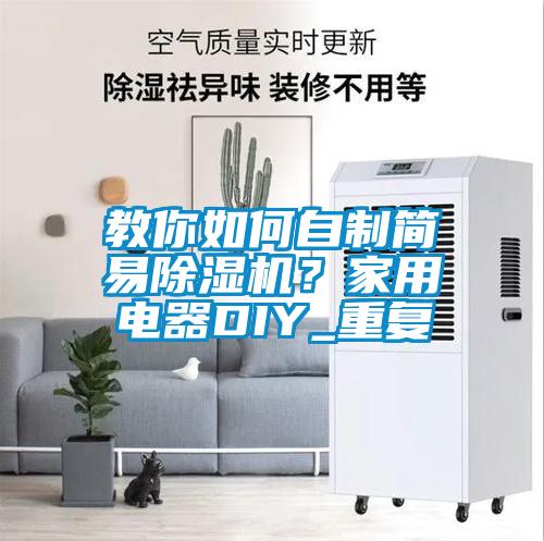 教你如何自制簡(jiǎn)易除濕機(jī)？家用電器DIY_重復(fù)