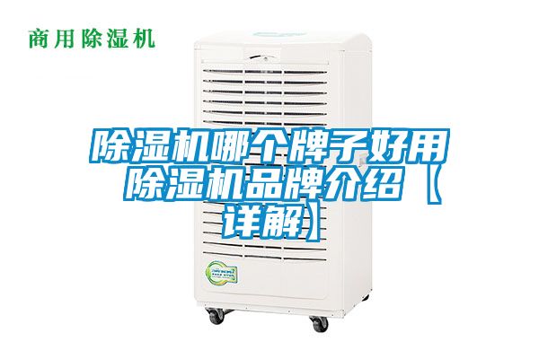 除濕機哪個牌子好用 除濕機品牌介紹【詳解】