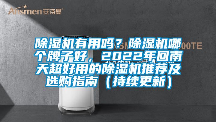 除濕機(jī)有用嗎？除濕機(jī)哪個牌子好，2022年回南天超好用的除濕機(jī)推薦及選購指南（持續(xù)更新）