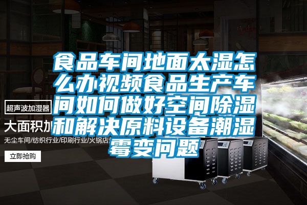 食品車間地面太濕怎么辦視頻食品生產(chǎn)車間如何做好空間除濕和解決原料設(shè)備潮濕霉變問題