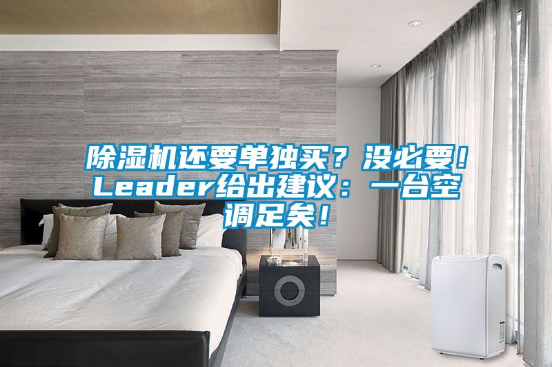 除濕機還要單獨買？沒必要！Leader給出建議：一臺空調(diào)足矣！